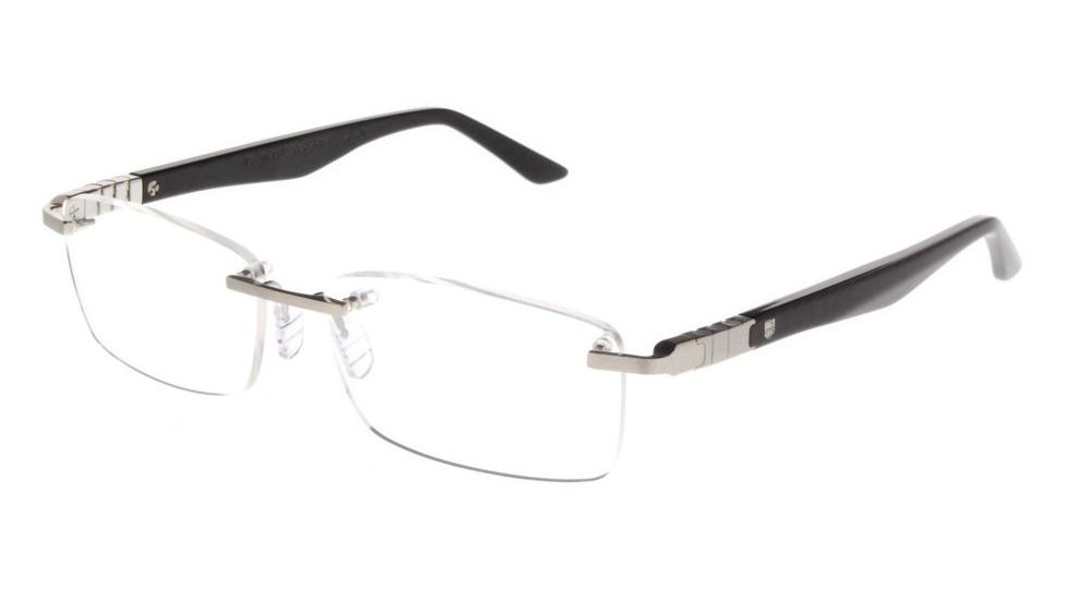 Tag Heuer Legend Acetate Rimless 9341 Progressive Prescription Eyeglasses, Carbon Frame, 9341-005PR