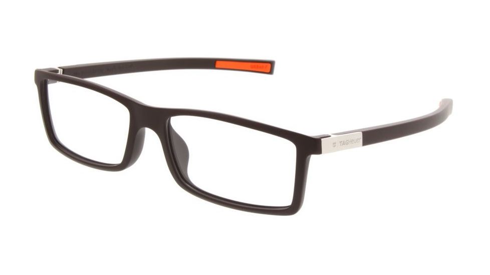 Tag Heuer Matte Brown Frame - Matte Brown/Orange Temples, 0512-012