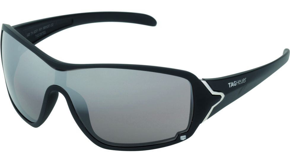 Tag Heuer Racer Sunglasses, Sand Polished Frame/Black Temples, Plum Prime Lens 9201-601