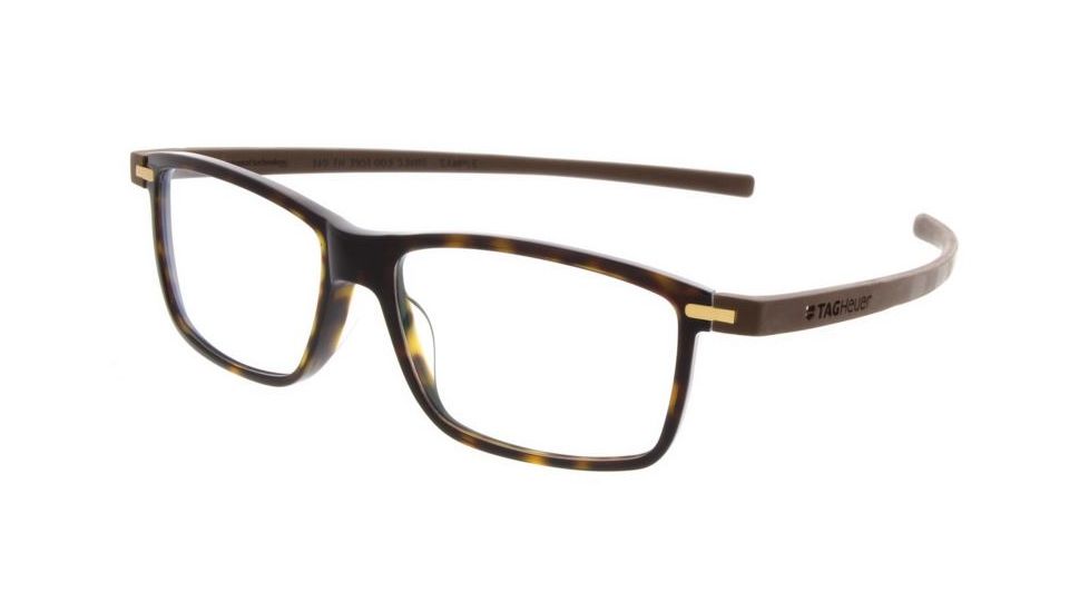 Tag Heuer Reflex 3 Acetate 3951 Progressive Prescription Eyeglasses, Tortoise Frame, 3951-003PR
