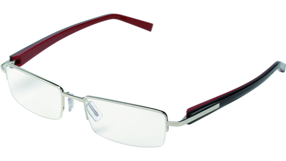 Tag Heuer Trends Sunglasses, Brushed Frame/Squadra Temples, Clear Lens 8203-001