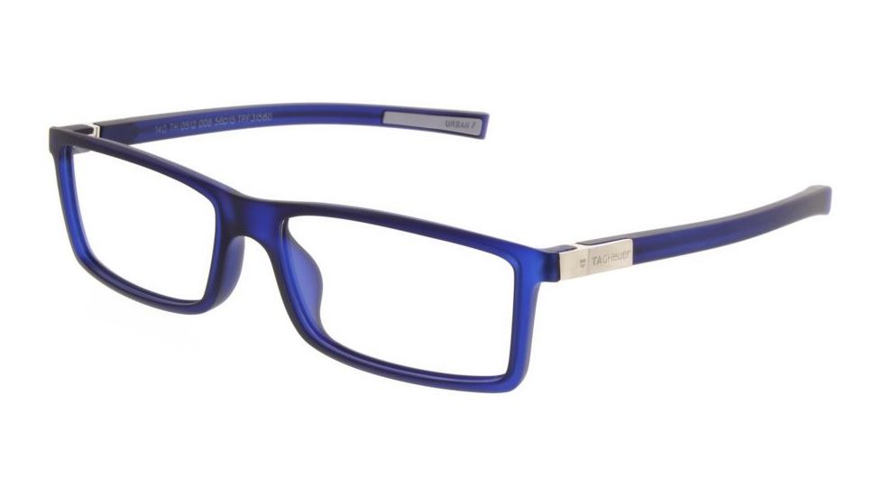 Tag Heuer Urban 7 0512 Progressive Prescription Eyeglasses, Matte Blue Frame, 0512-008PR