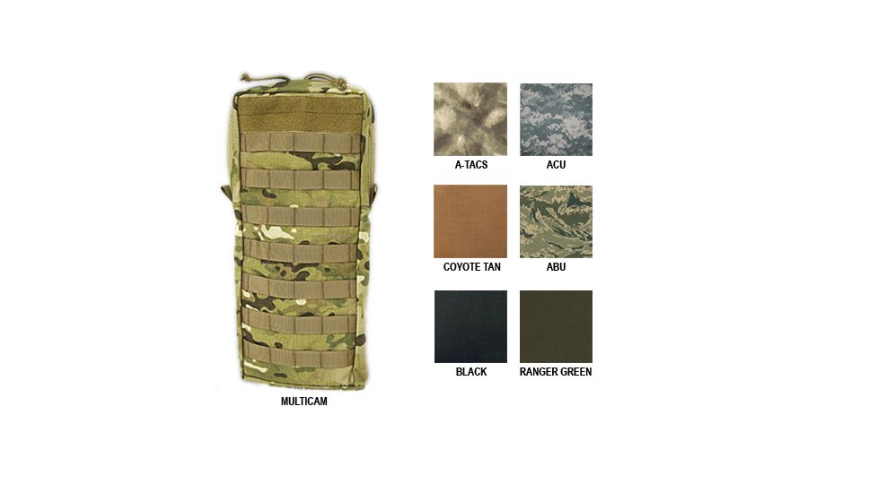 Tactical Assault Gear MOLLE Hydration Bladder Carrier ABU MH2O1ABU
