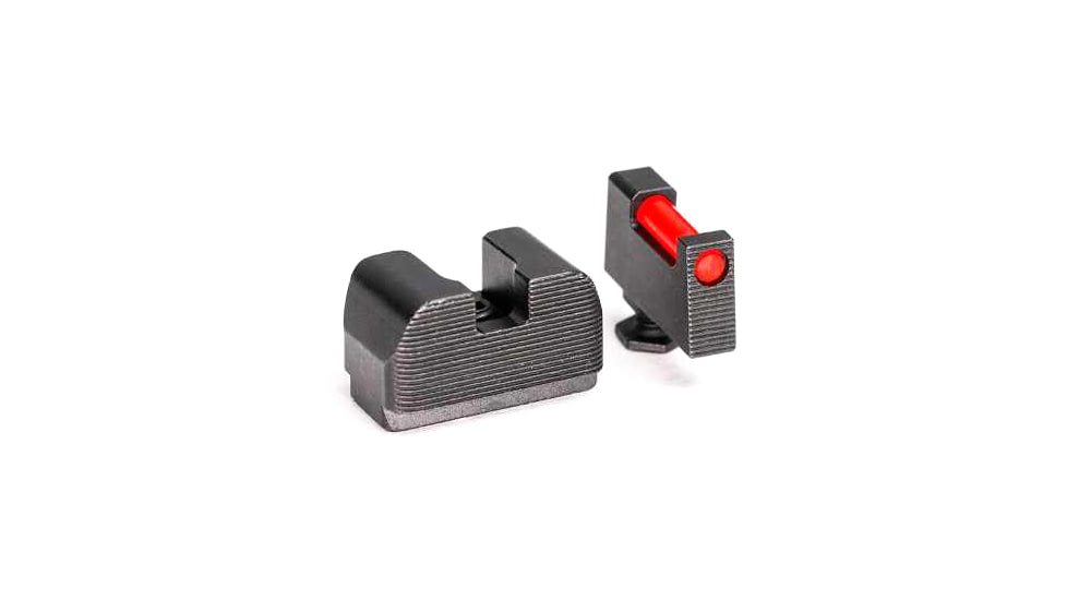 Tag Precision Glock TSH OR 9MM/.40 S&amp;W Pistol Sights Fiber Optic, 17/17L, 19/19X, 22, 23, 24, 26, 27, 33, 34, 35, 39, 45, 47, Black, 003BE003PN