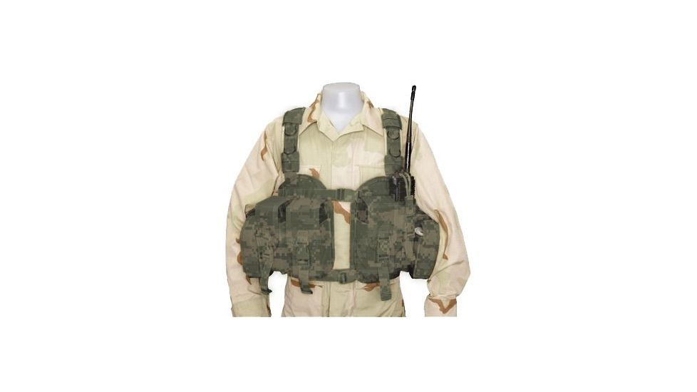 Tactical Assault Gear Split Front Chest Rig - Army Combat
