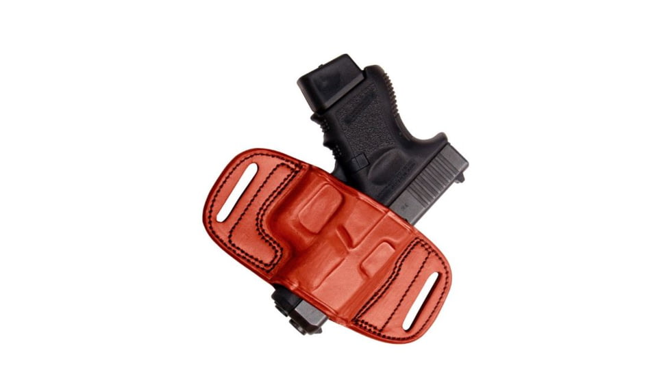 Tagua Gunleather Anniversary Multifit - Quick Draw Belt Holster, S&amp;W J Frame / Ruger LCR / Bodyguard 38, Right Hand, Brown, ANNI-MULTI-BH3-022