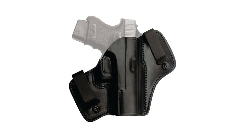 Tagua Gunleather Dual Clip Holster Walther PK380 Right Hand Black