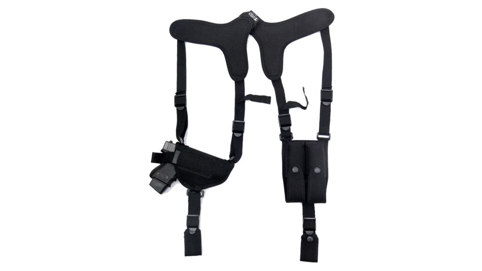 Tagua Gunleather Fits Glock 26/30, Mill Pro, H&amp;K Comp, Walther PPS, XDM 38in. Black R/H Holster, NSH4-020