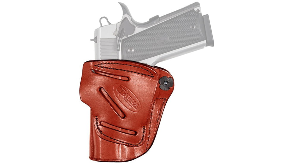 Tagua Gunleather Four in One Holster, Brown, Right Hand, IPH4-992