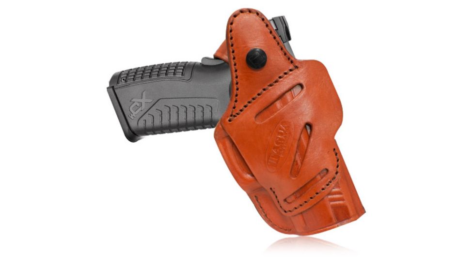 Tagua Gunleather Four in One Holster With Thumb Break, Brown, Right Hand, IPHR4-1212