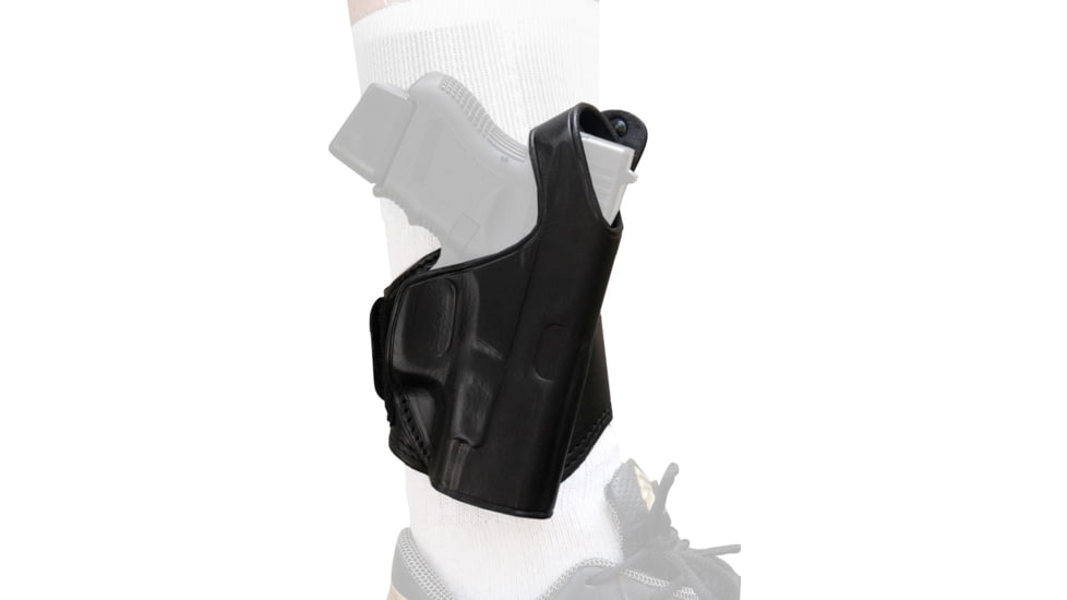 Tagua Gunleather Leather Ankle Holster Black FOR XD COMPACT, LANK-640
