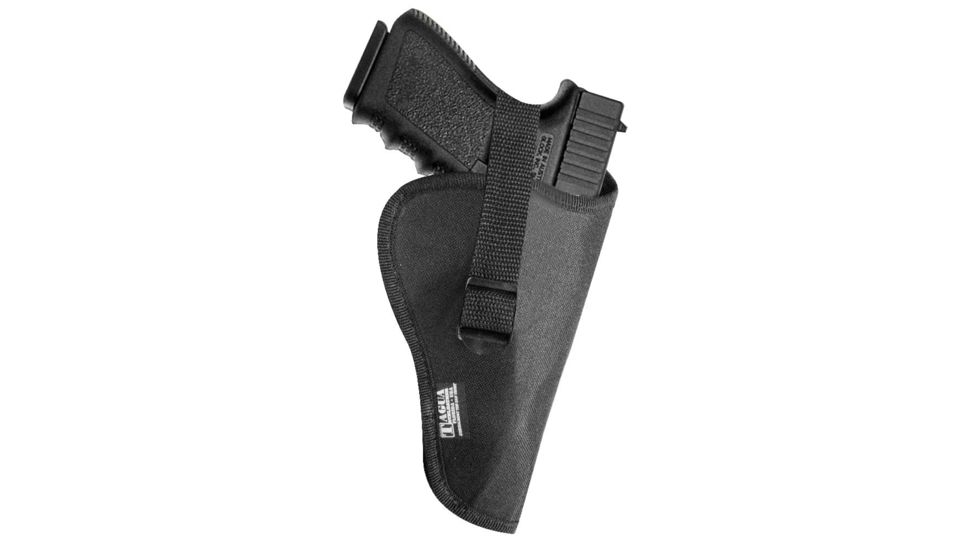 Tagua Gunleather Nylon Holster w/ snap LG Revolvers S&amp;W K &amp; L Frames, Taurus Judge/Right Hand, Black NYL-125