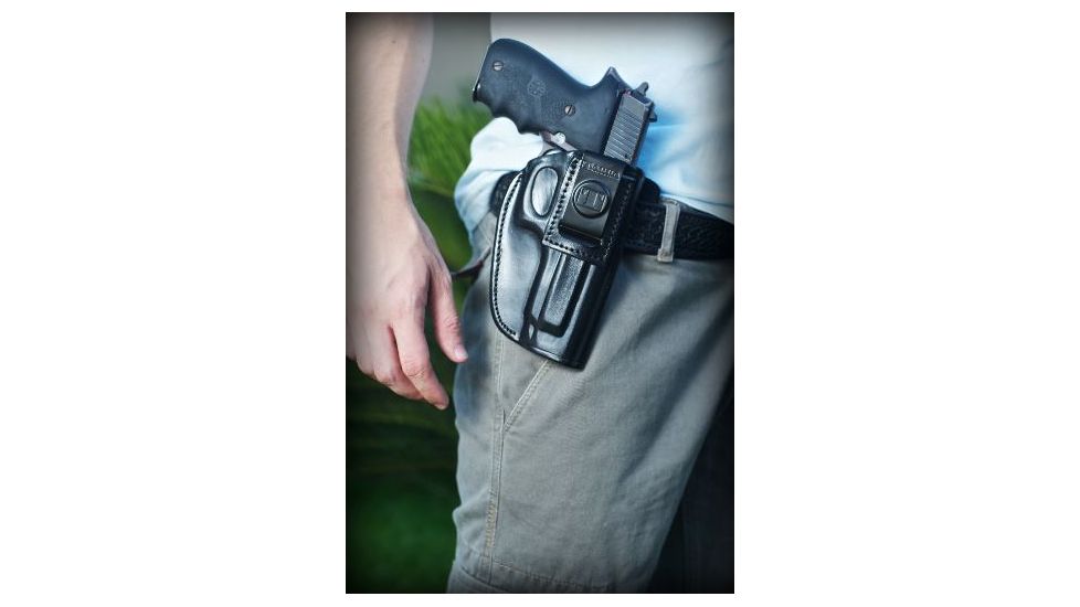 Tagua Gunleather 4 In 1 Inside The Pant Holster Smith &amp; Wesson Bodyguard 380 Right Hand Black