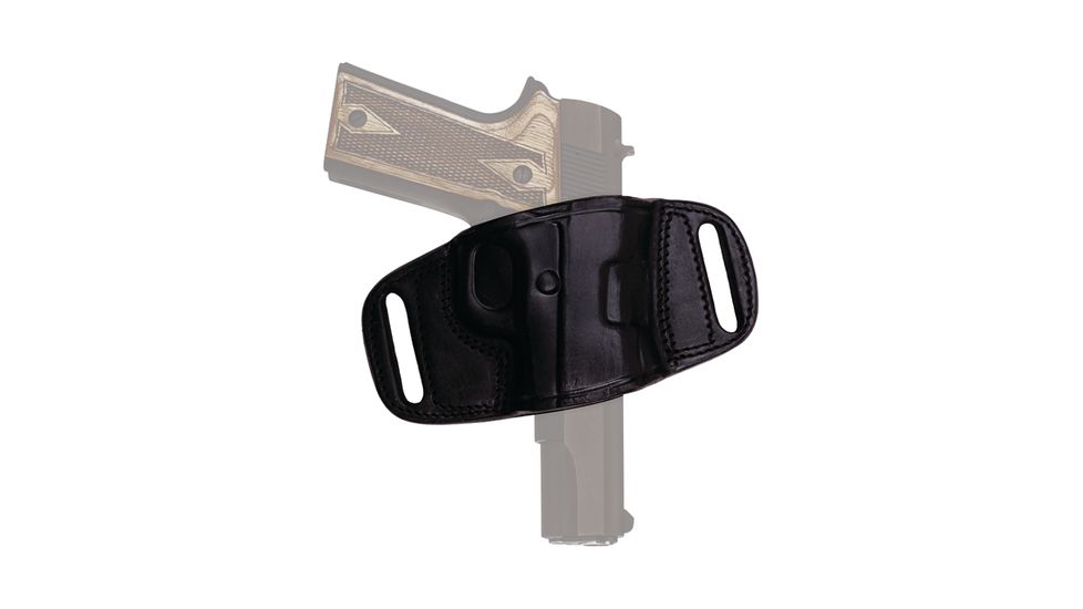 Tagua Gunleather Quick Draw Leather Belt Holster For Springfield XDM Five Inch Right Hand Black
