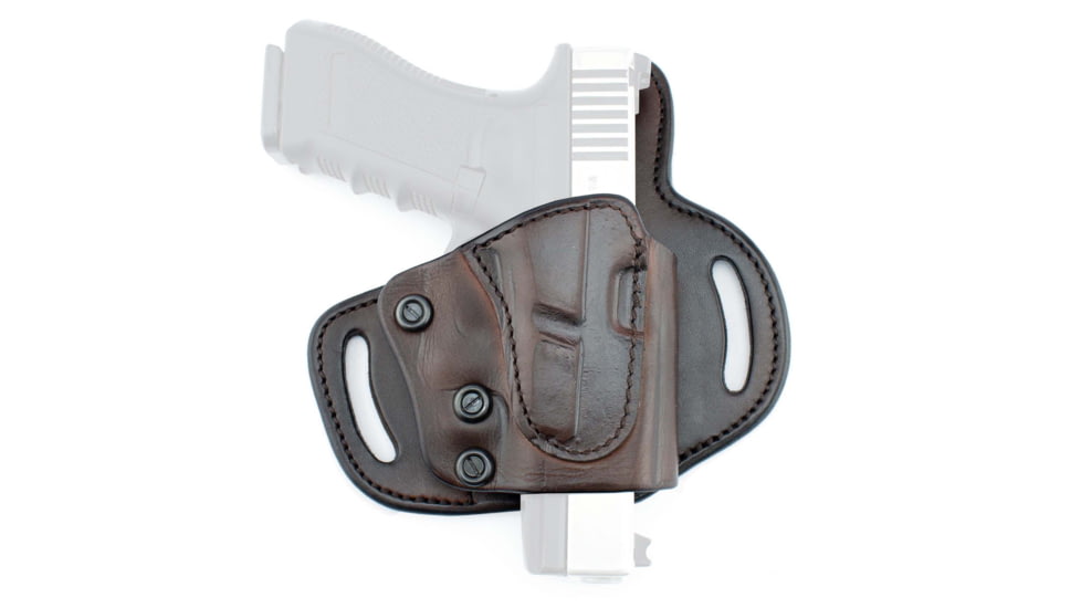 Tagua Gunleather Quick Draw Leather Belt Holster, Glock 43/43X/48, S.Sauer P365 - 9mm, Right Hand, Brown, TX-LOCK-R-QD-357