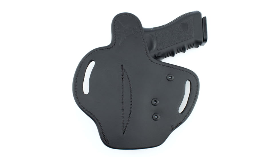 Tagua Gunleather Quick Draw Leather OWB Holster, Most 1911s Full Size, Right Hand, Black, TX-LOCK-R-OT-200