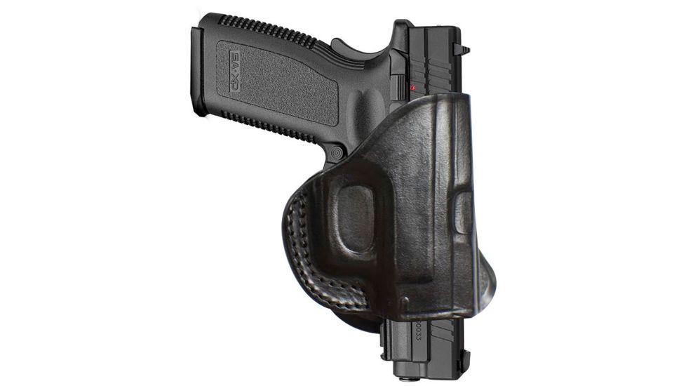 Tagua Gunleather Rotating Quick Draw Paddle Holster Fits Springfield XD 9mm/.40 Caliber Black Right Hand
