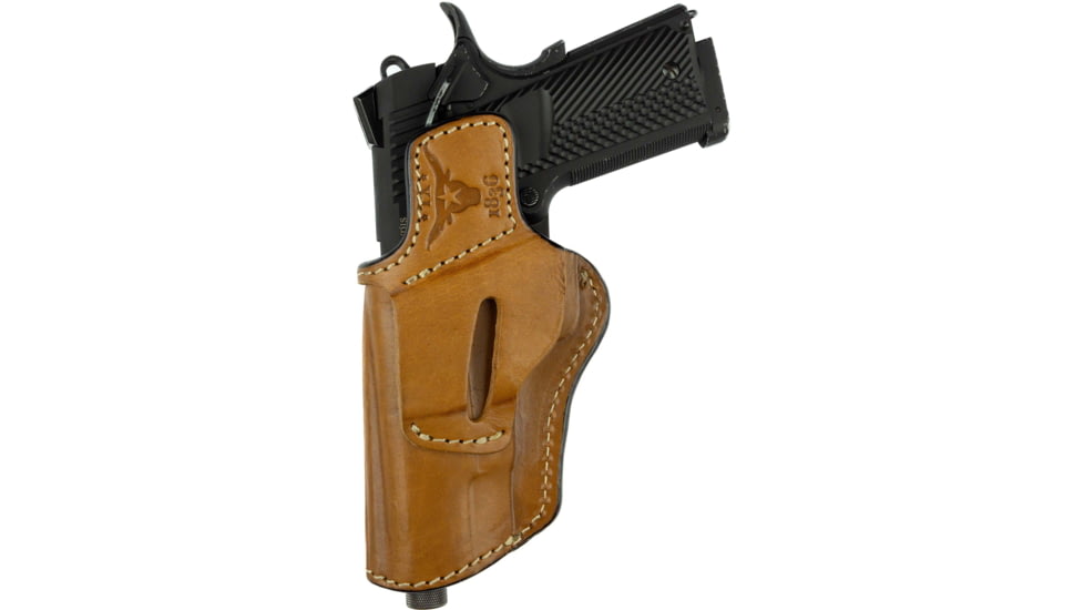Tagua Gunleather Elite OWB Leather Holster, Most 1911s Full Size, Ambidextrous, Black, TX-ELITE-AMBI-200
