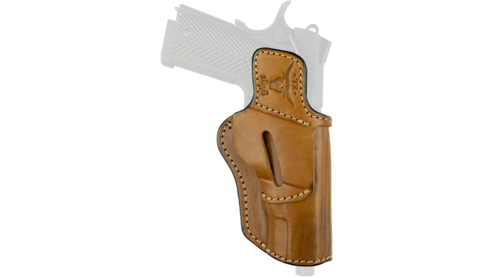 Tagua Gunleather Elite OWB Leather Holster, Most 1911s Full Size, Ambidextrous, Black, TX-ELITE-AMBI-200
