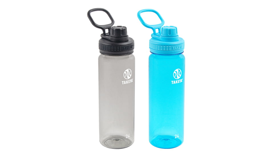 Takeya Usa 24 oz Tritan Water Bottle with Spout Lid Two Pack, 51689