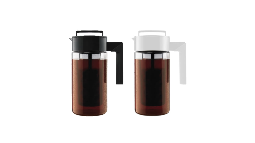 Takeya Usa Special Savings Cold Brew Coffee Maker 2pc - 1 qt Black + 1 qt White, 50430