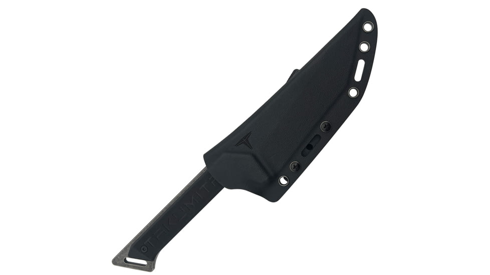 Takumitak Charge Fixed Blade Knife, 5.25in, D2, Tanto, G10 Handle, Black Stonewash, TKF215SW