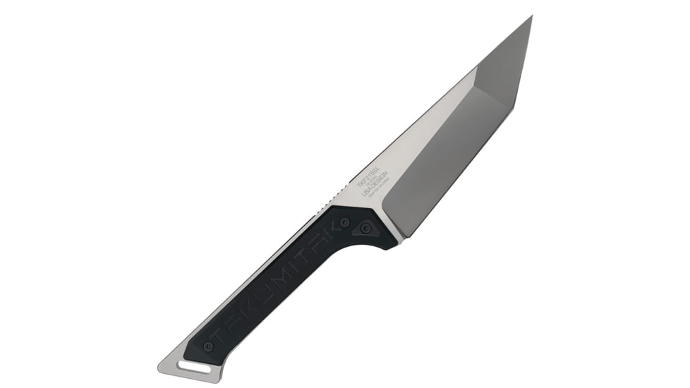 Takumitak Charge Fixed Blade Knife, 5.25in, D2, Tanto, G10 Handle, Silver, TKF215SL