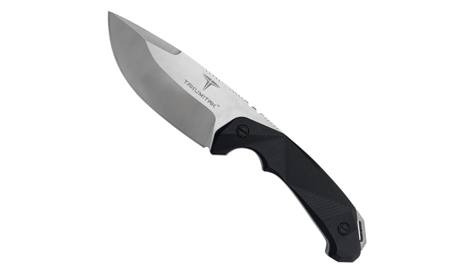 Takumitak Companion Fixed Blade Knife, 4in, D2, Drop Point, G10 Handle, Silver, TKF212SL