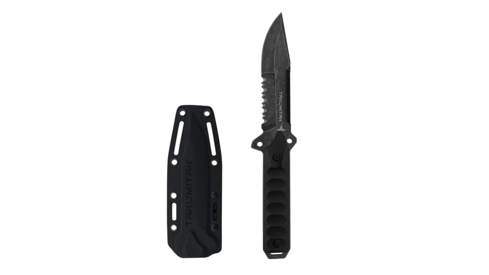 USED Takumitak Escort Fixed Blade Knife, 5.5in, D2, Drop Point, G10 Handle, Black Stonewash, TKF213SW, EDEMO1, Used, Condition Fair