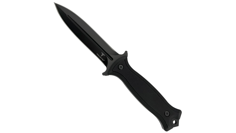 Takumitak Havoc Fixed Blade Knife, 4.75in, D2, Spear Point, G10 Handle, Black, TKF202BK