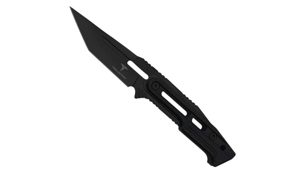 Takumitak Heat Fixed Blade Knife, 4.5 in Blade, 3cr13, Black, TKF301