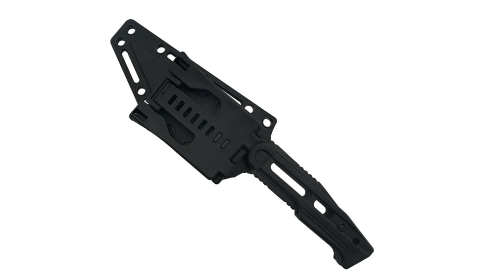 Takumitak Heat Fixed Blade Knife, 4.5 in Blade, 3cr13, Black, TKF301