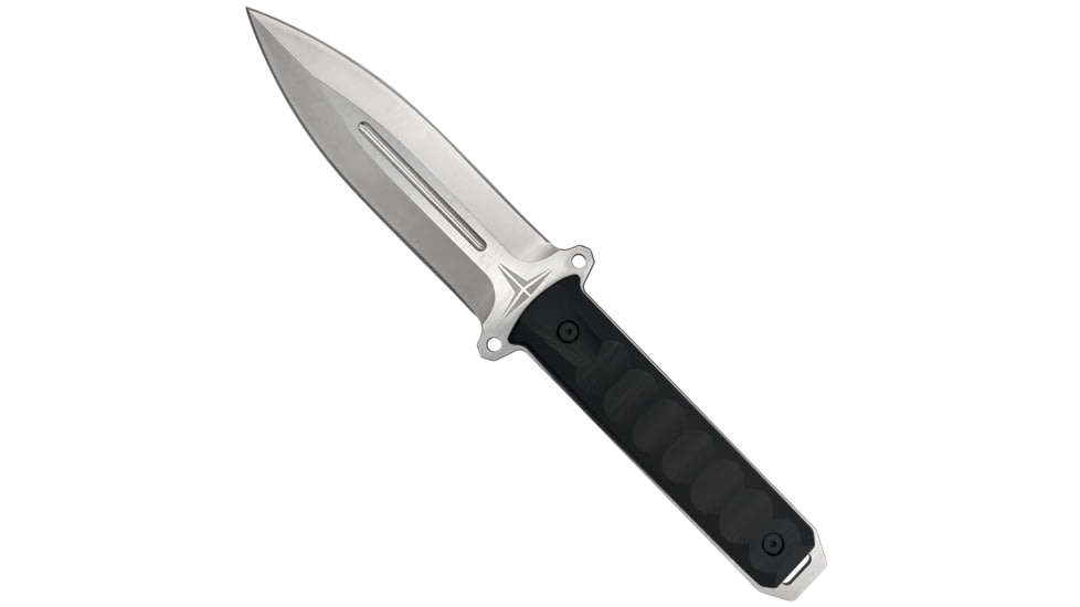 Takumitak Hitter Fixed Blade Knife, 5.5in, D2, Spear Point, G10 Handle, Silver, TKF214SL
