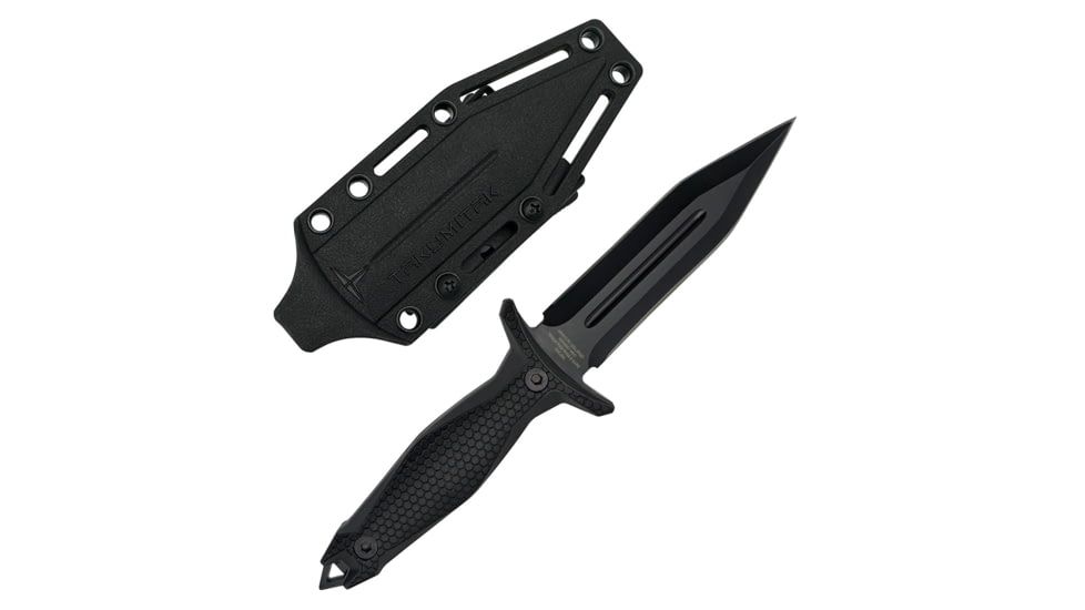 Takumitak Protector Fixed Blade Knife, 4.5 in, 3cr13, Black, TKF303
