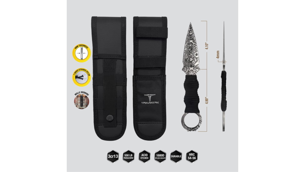 Takumitak Defender 4.1in Fixed Blade Knife