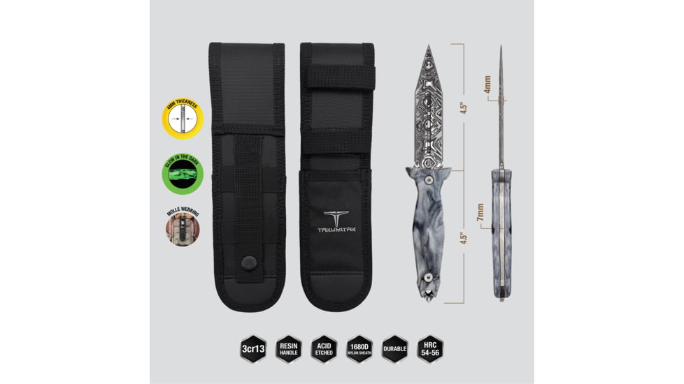 Takumitak Protector 4.5in Fixed Blade Knife