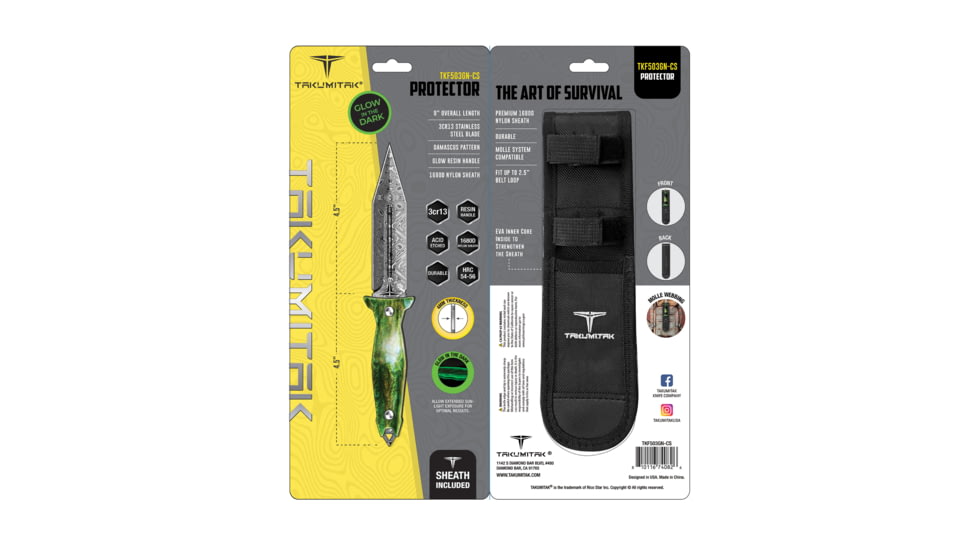 Takumitak Protector 4.5in Fixed Blade Knife