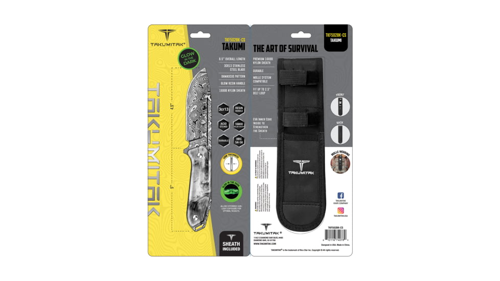 Takumitak Takumi 4.5in Fixed Blade Knife