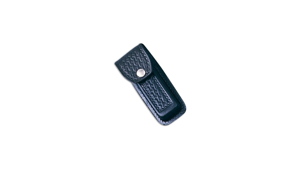 Tallen 5.25in Folding Knife Belt Sheath Leather, Black, 5.25 inch, BHQ-62187