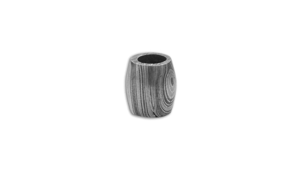 Tallen Convex Barrel Bead Damascus, Gray, One Size, BHQ-14120