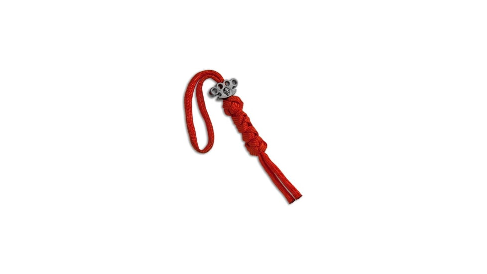 Tallen Tallen X Schmuckatelli Pewter Knuckle Bead Lanyard Red, Red, adult, BHQ-51765