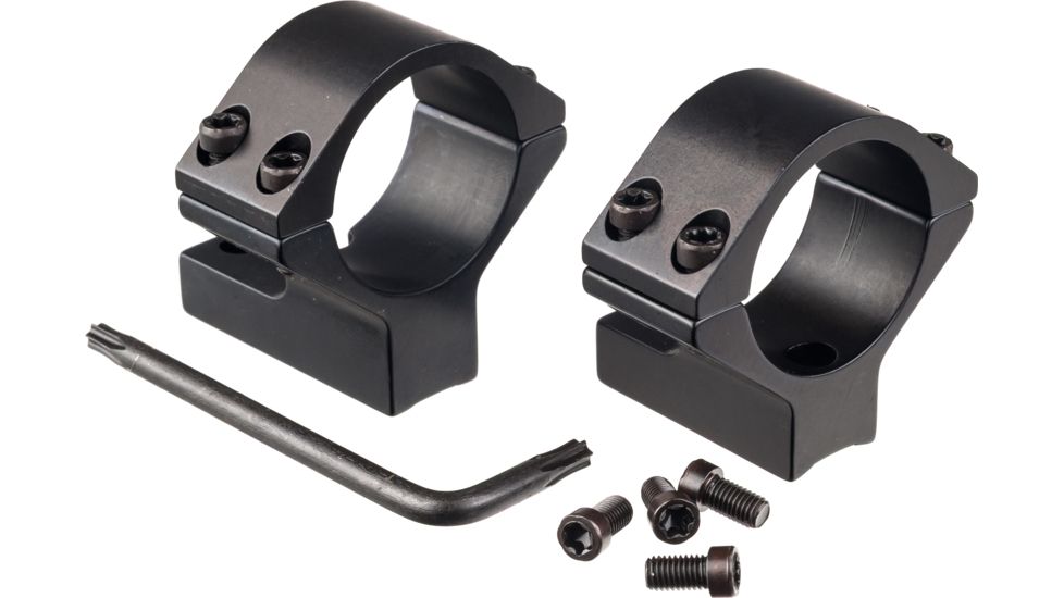 Talley 1 in Model 700-721-722-725-40X Low Ultralight Rifle Scope Rings, Black Anodize, 930700UL