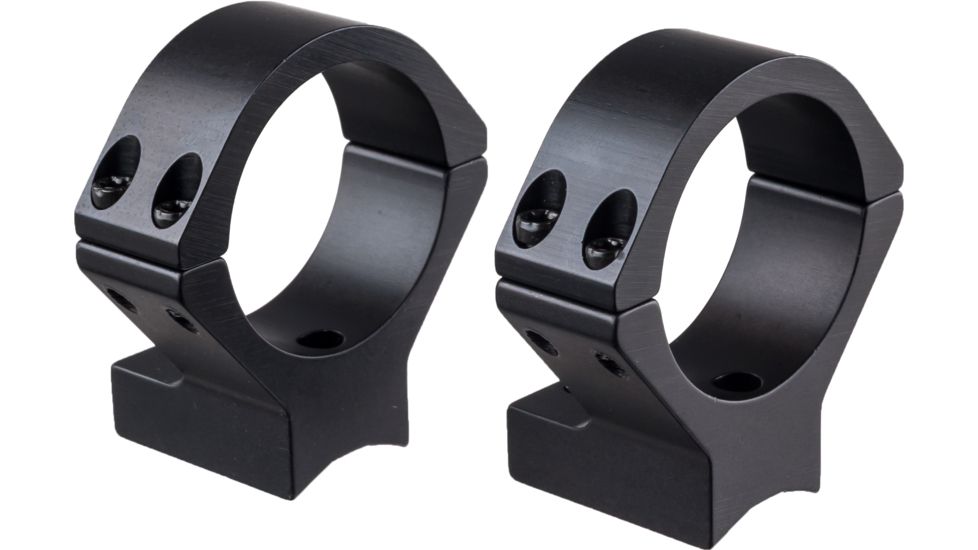 Talley 34MM Savage w/ Accutrigger Medium Rifle Scope Rings, Black Anodize, 840725
