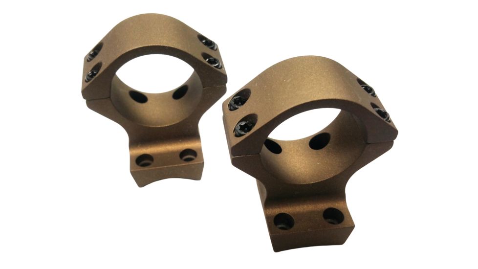 Talley Lightweight Alloy Scope Mount, 34mm, Medium Height, Browning X-Bolt/Hells Canyon, Burnt Bronze HC840735