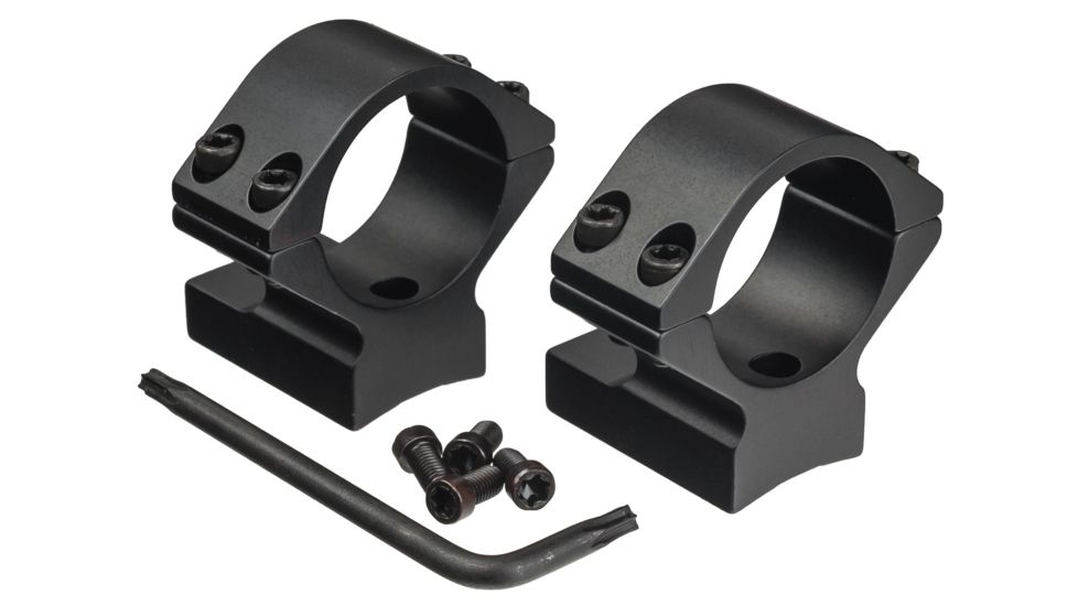 Talley Lightweight Alloy 1 inch Scope Mount, Remington Model 504/547, High, Black Anodized, 950740