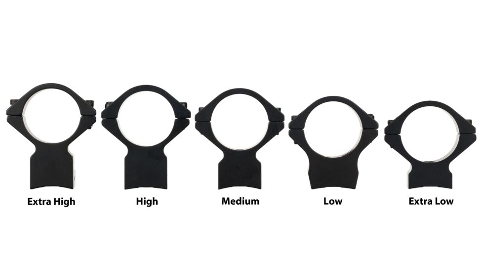 Talley Lightweight Alloy 1 inch Scope Mount, Browning A-Bolt, Medium, Black Anodized, 940000