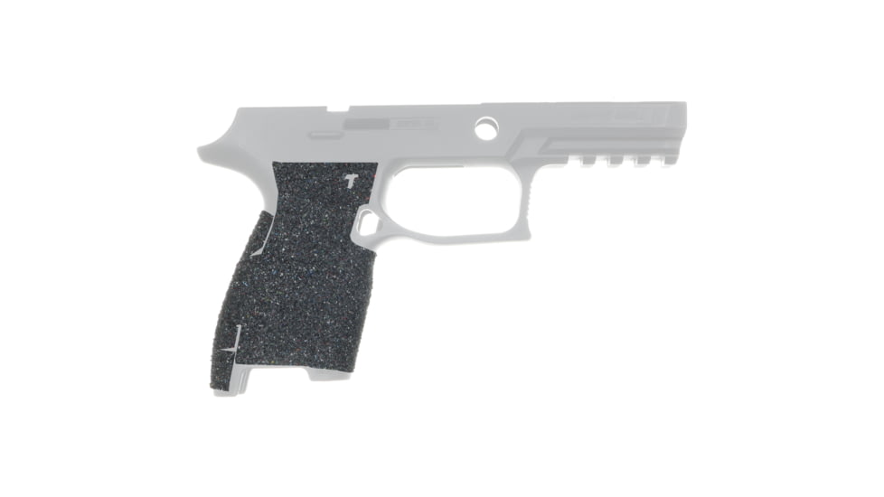 TALON Grips Inc Evolution Sig P250/P320 Compact 9mm/.357/.40/.45 Rubber Adhesive Pistol Grip, Black, EV07-PRO