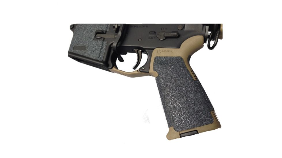 Fits Magpul MOE AR Grip, Black, Granulate