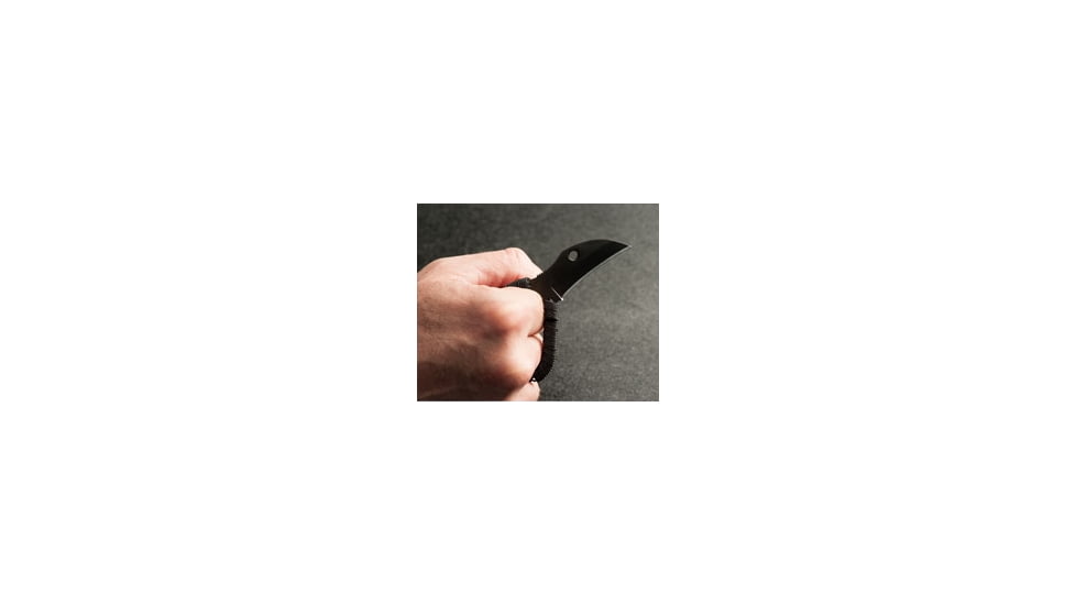 Talon Tactical Edge Knife, 4 3/4in Overall, 1 3/4in Blade, Black 1.4116 SS Construction, TALON 4.75in L SIZE