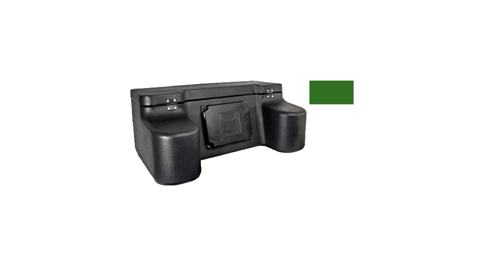 Tamarack Classic Wrap-Around Quad Trunk ATV Rear Box - Dark Green W-1303